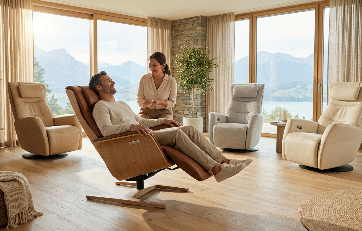 Massagesessel nahe Zürich im iRELAX Showroom in Frauenfeld testen